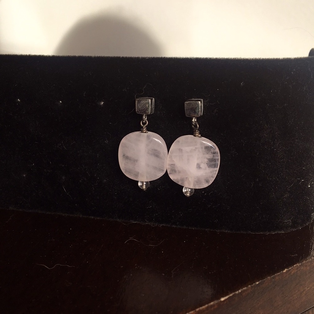 Super and glass/ stone earrings